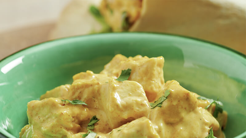 curried chicken salad pockets