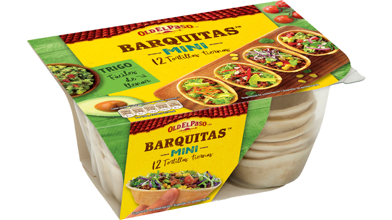 Twelve Mini Barquitas Tortilla  